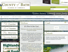 Tablet Screenshot of countyofbathchamber.org